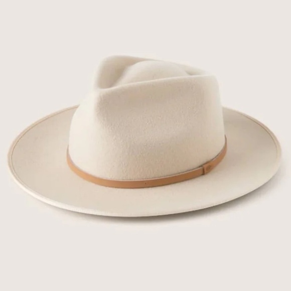 Will + Bear Handmade In Australia Boho Festival Wool Calloway Cream Felt Sun Hat main image 12